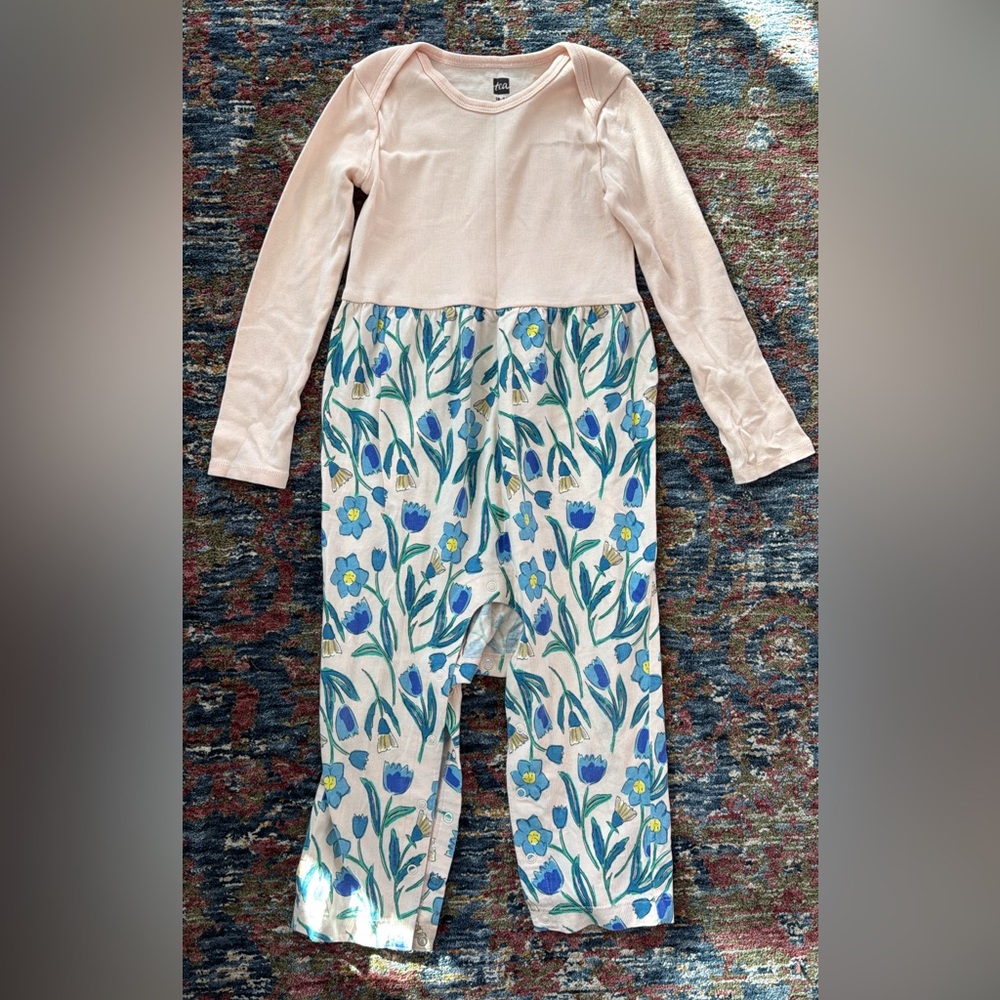 Floral Long Sleeve Jumpsuit
